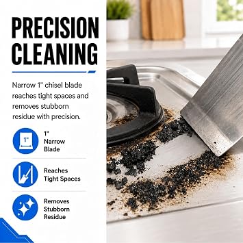 ALLEX Scraper Tool 1 Mini Hand Tool, Japanese Stainless Steel Blade