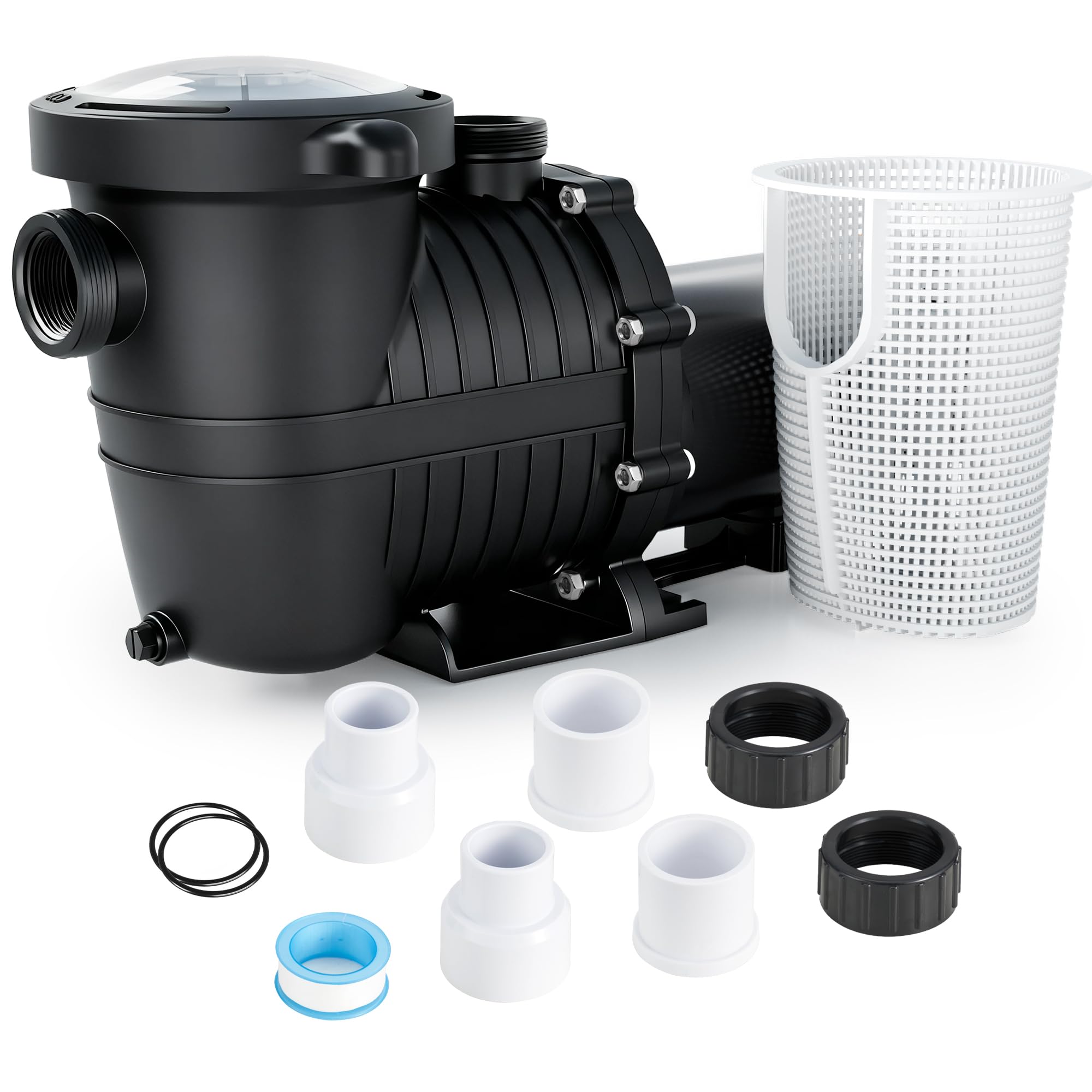 Amazon.com : LANCHEZ In/Above Ground Pool Pump, Self Primming