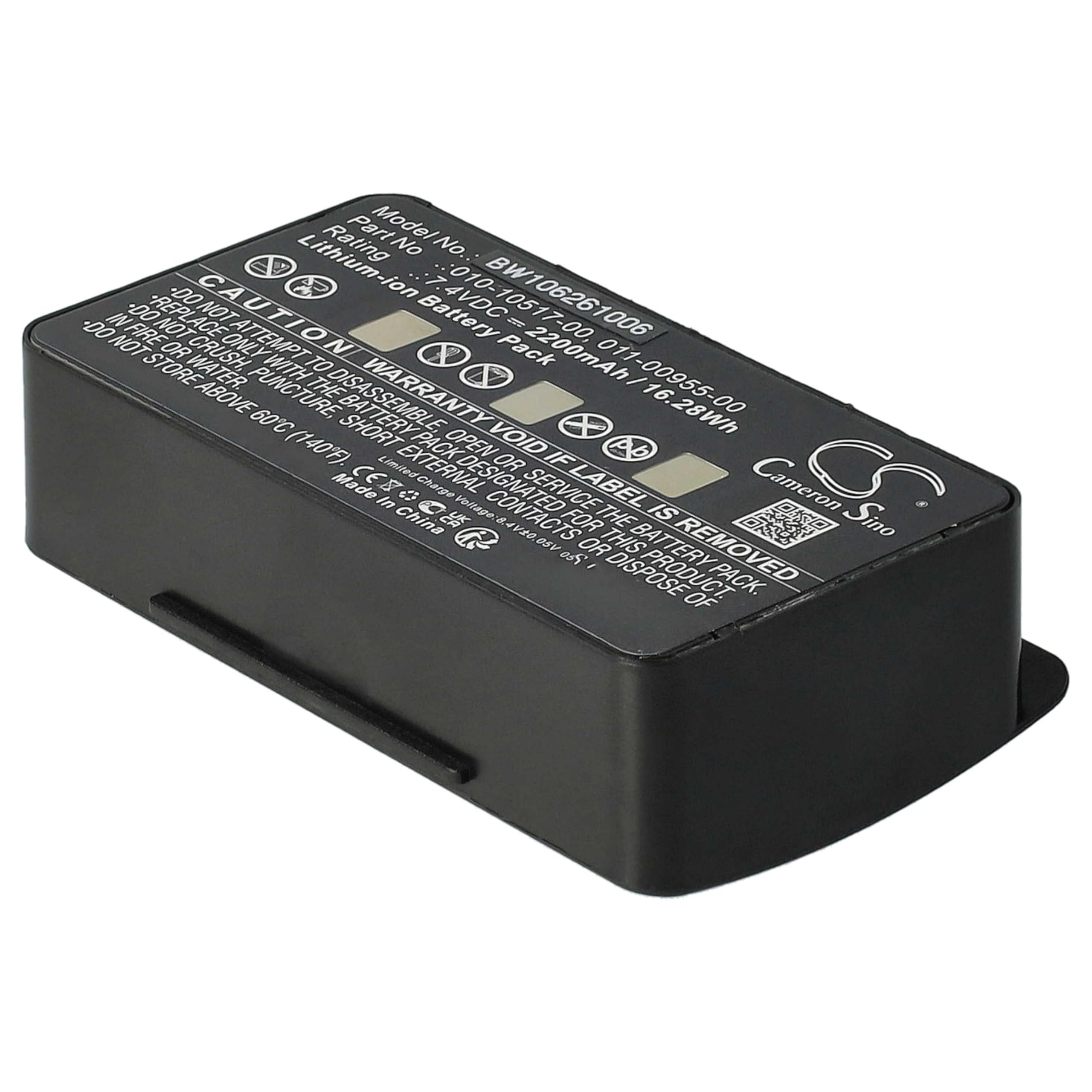 Cameron Sino CS-GME305SL - Batteria per GPS Garmin GPSMAP 276, GPSMAP 276c, GPSMAP 296, GPSMAP 396, GPSMAP 496, Li-ion, 2200 mAh