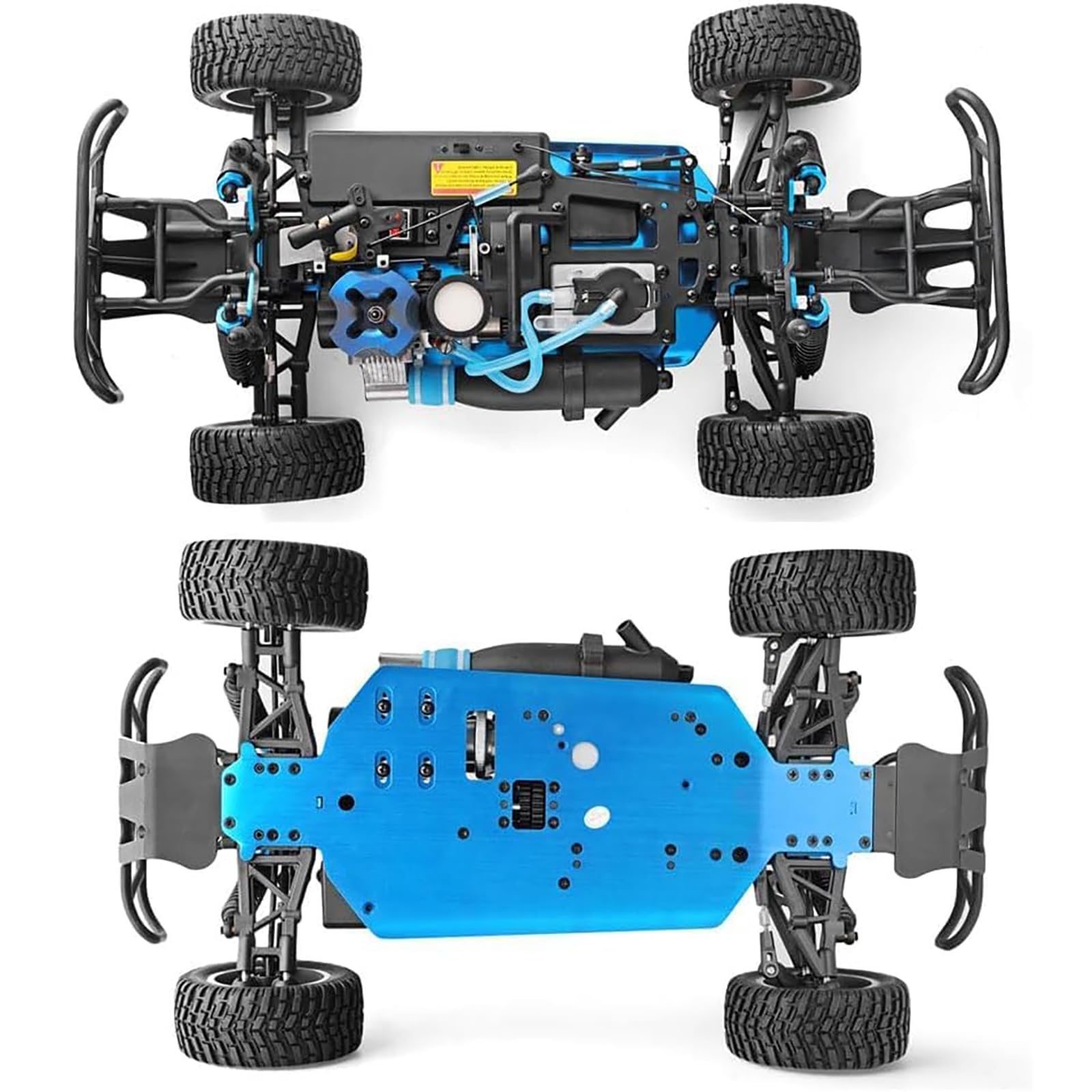Amazon.co.jp: 1/10スケール ニトロRCカー、2.4GHz 4WD RTRトラック