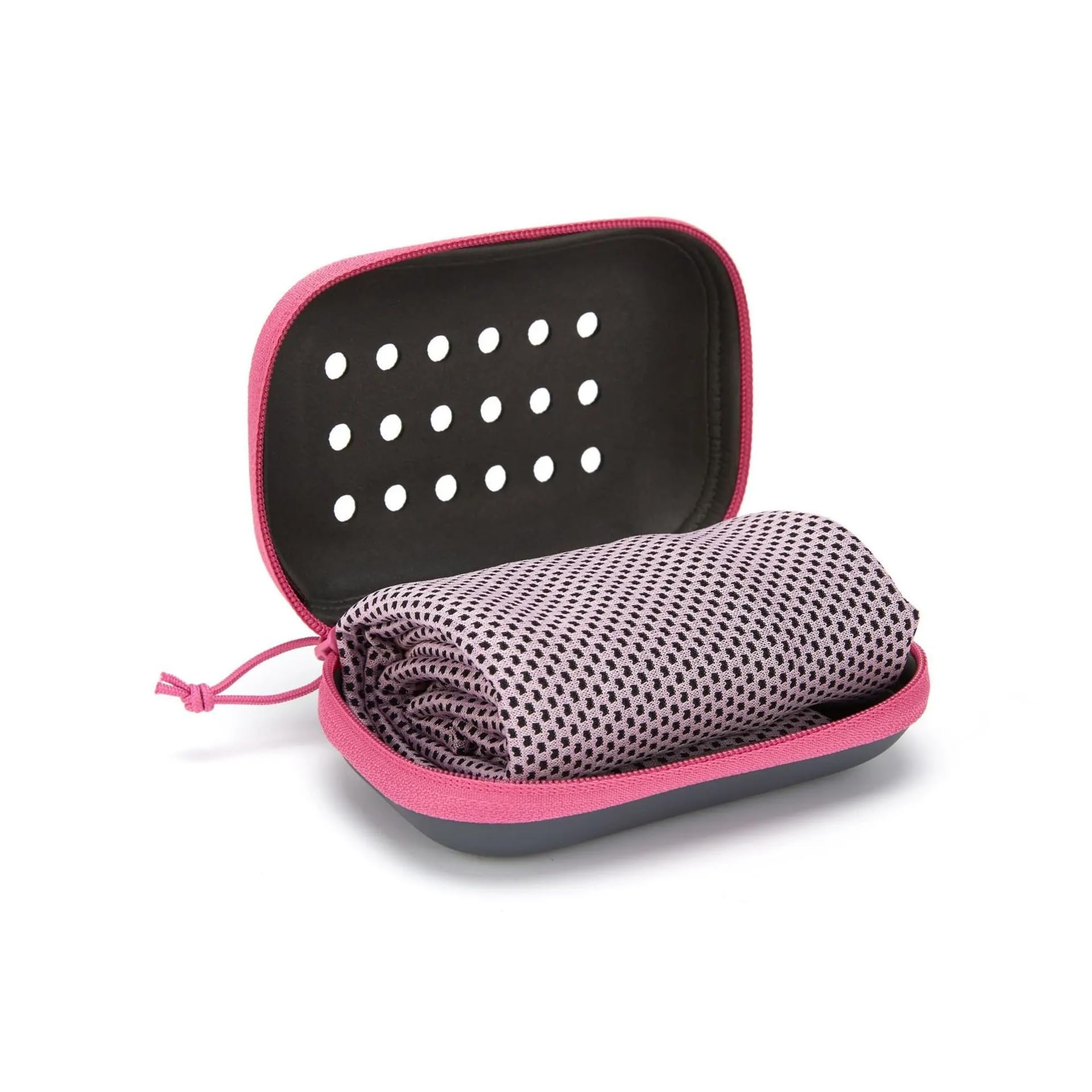 Asciugamano rinfrescante in cotone poliestere | Multicolor for gli sport all'aria aperta: asciugatura rapida, traspirante(Pink)