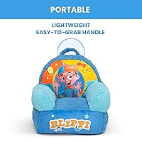Vista 7 de Delta Children - Silla Blippi Cozee Buddy para niños, color azul