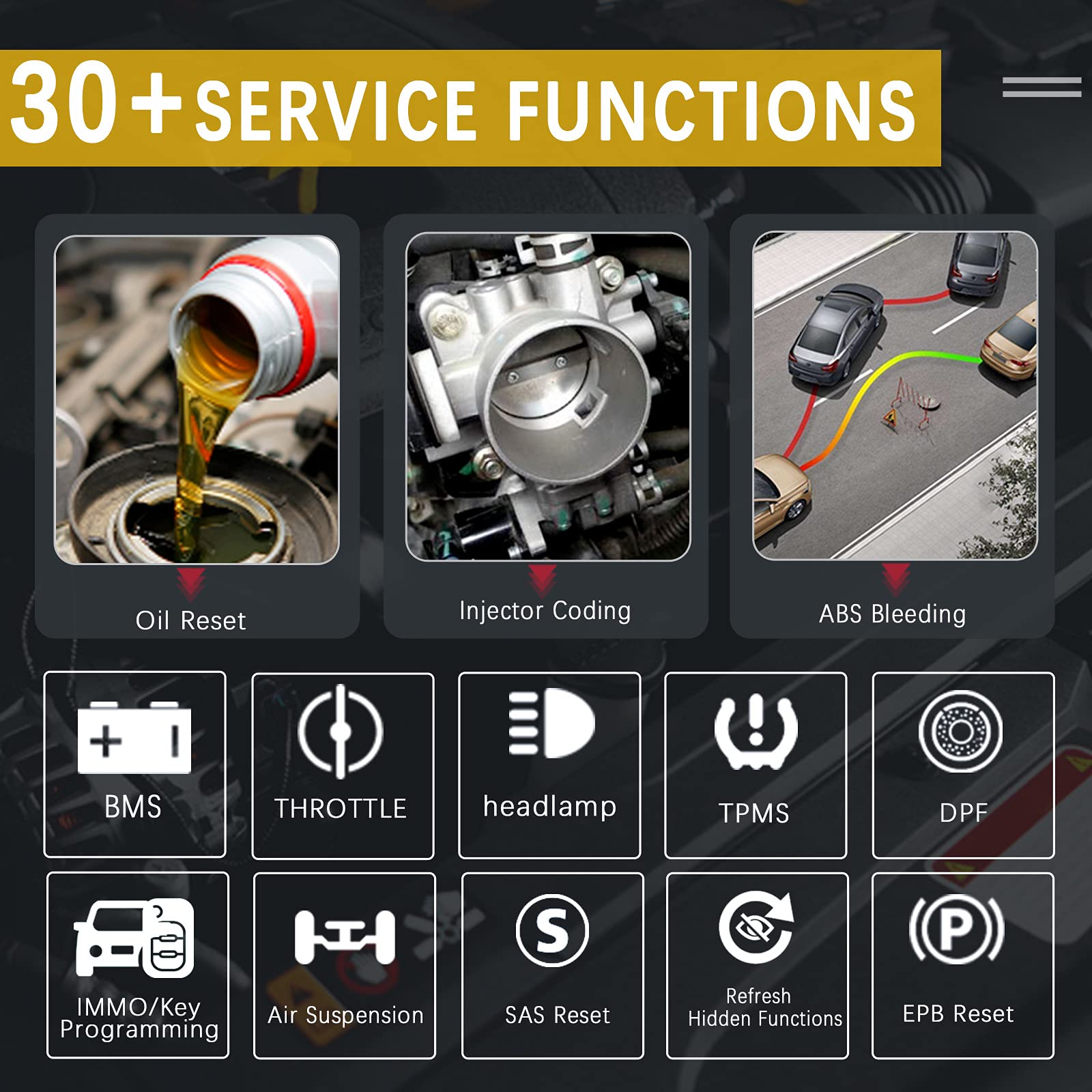 XTOOL D8 Automotive Scan Tool 2022 Newest, ECU Coding, BiDirectional