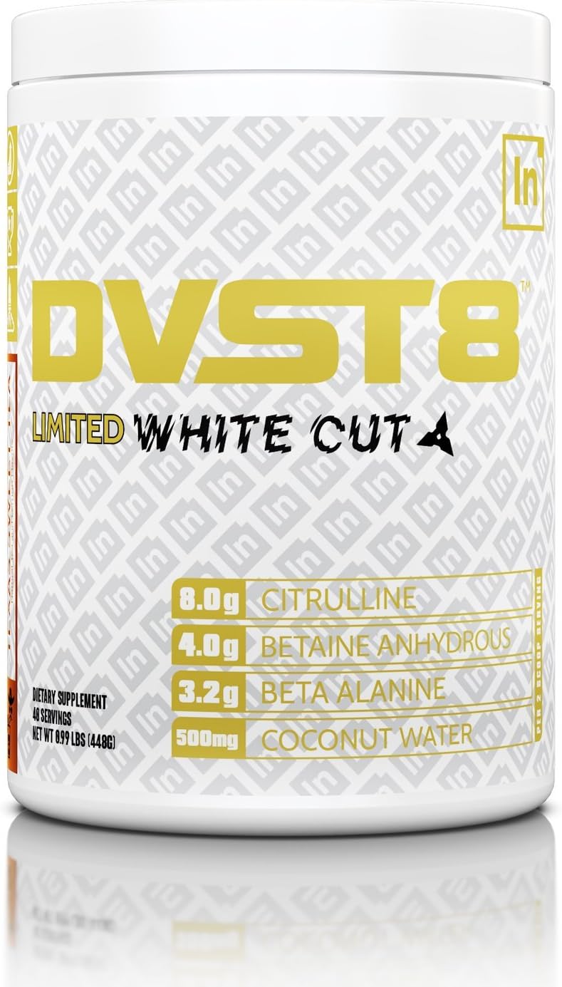 Inspired Nutraceuticals DVST8 White Cut Premium Pre-Workout Galaxy Pop 40 Servings