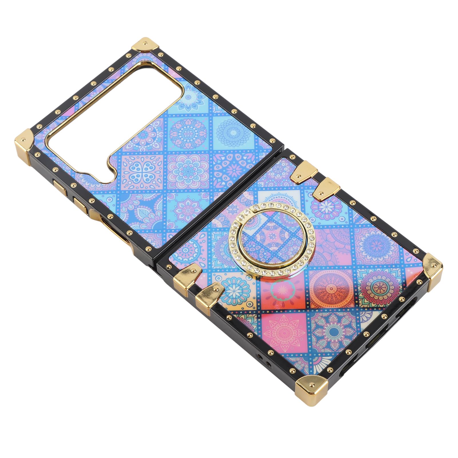 Cocoarm Custodia Telefono Pieghevole, TPU PC Antiscivolo Design Colorato