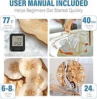 Vista 2 de Suzzam Resina epoxi Kit de resina epoxi transparente de 68 onzas, alto brillo y resistente a los rayos UV, sin burbujas y antiamarilleamiento