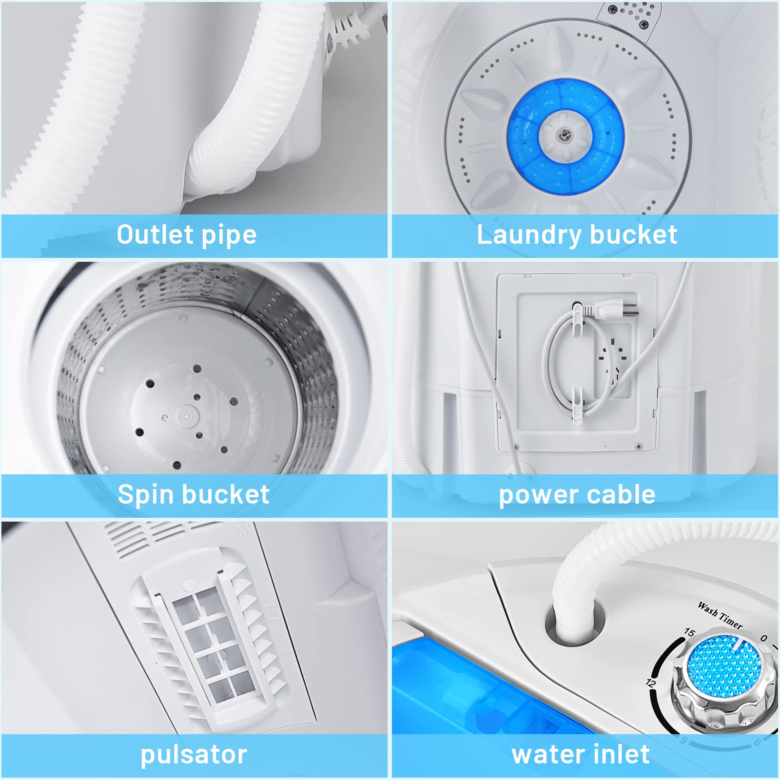 Goplus Washer