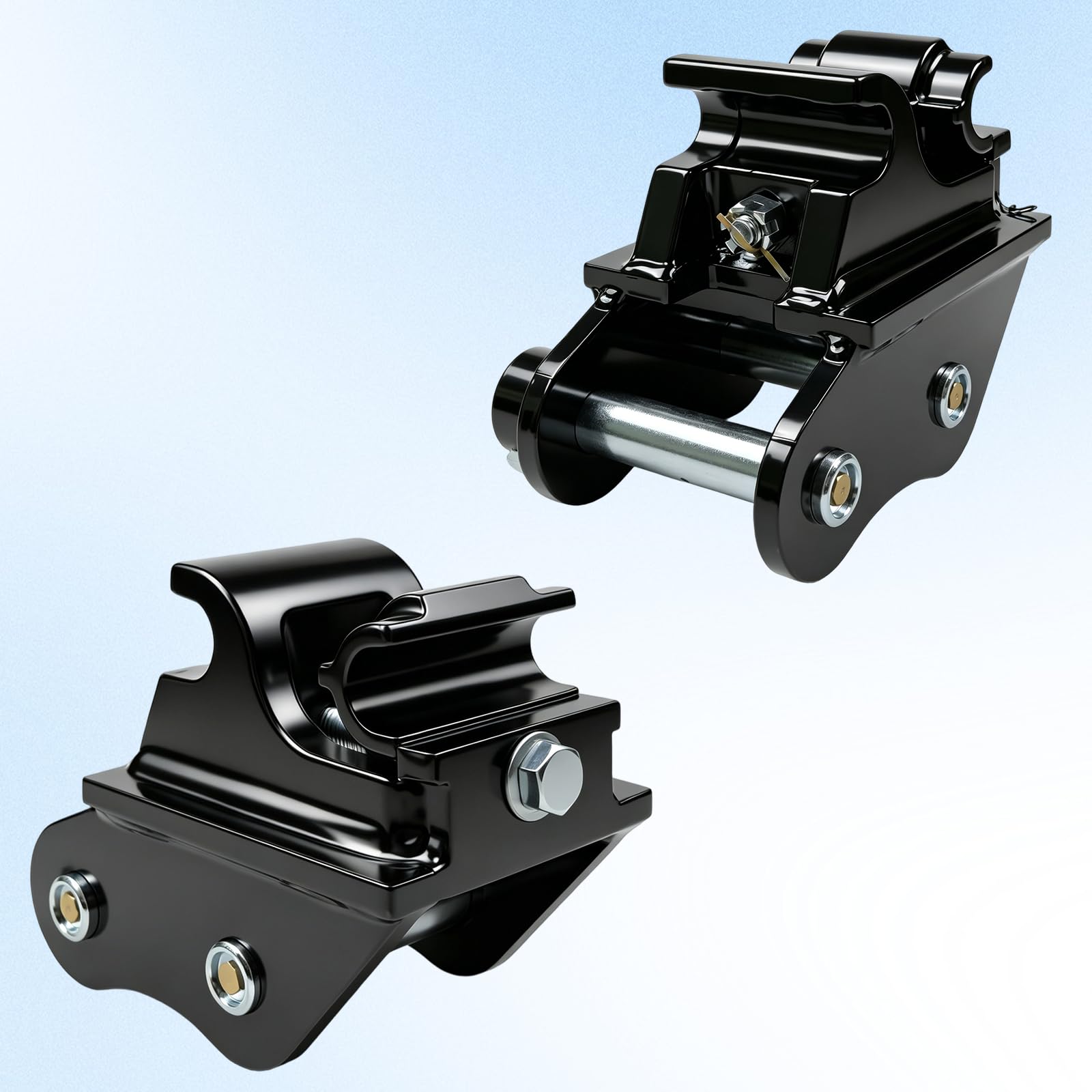 Mechanischer Schnellwechsler – Robuster Kupplungsadapter für Baggerarme, Hochleistungsstahl, Schneller Wechsel von Anbaugeräten für 800-1800 kg Minibagger