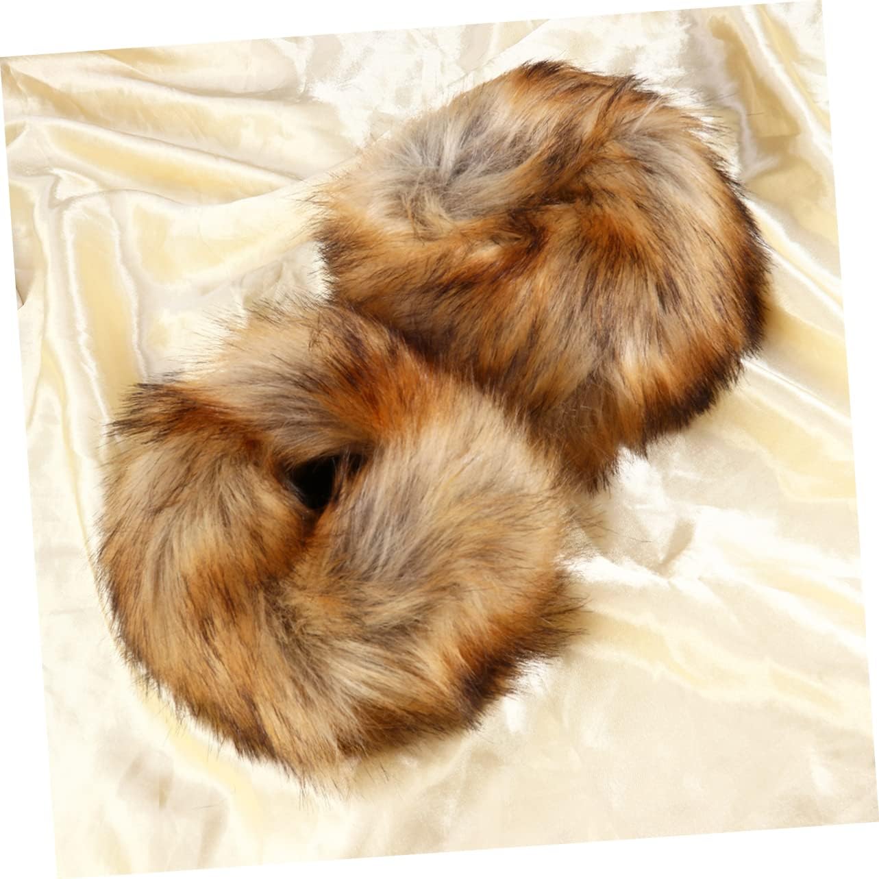 1Pair Faux Fur Cuff Bands for Women Elastic Arm Warmers for Costumes Parties Daily Wear Wrist Cover for Cold Weather Fashion Decor