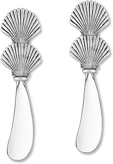26 Quick Snack Recipes for Tea Time Moments 111 Wine Things Seashell Cheese Spreader Set, Zinc Alloy Butter Spreaders wi...