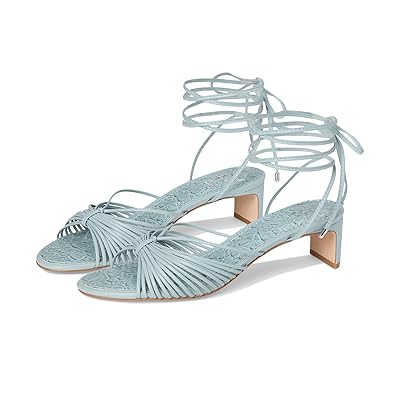 Vince Camuto Lory Ankle Wrap Kitten Heel Sandals Women