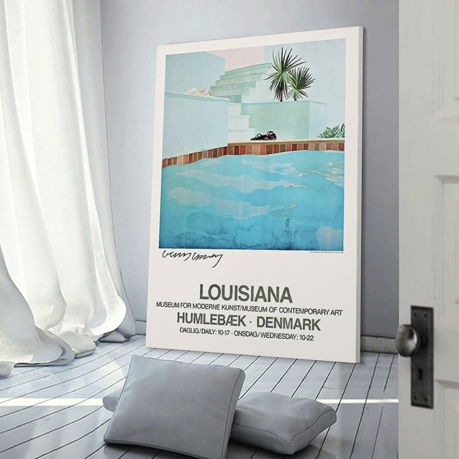 Amazon.co.jp: David Hockneyデイヴィッド・ホックニー ポスター 展覧
