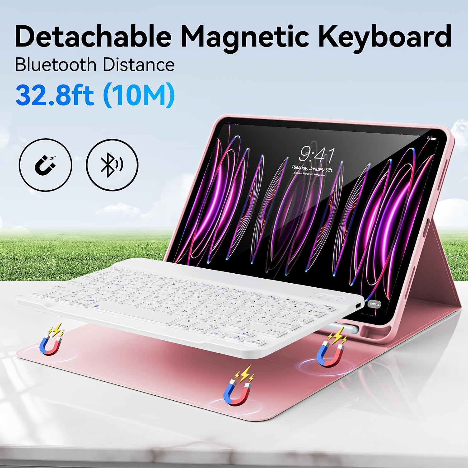 Keyboard Case for iPad Pro 11 Inch (4th/3rd/2nd Gen, 2022/2021/2020) image 3
