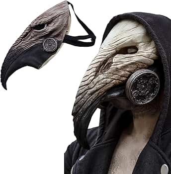 Amazon.com: Plague Doctor Mask，Bald Eagle Mask Long Nose Bird
