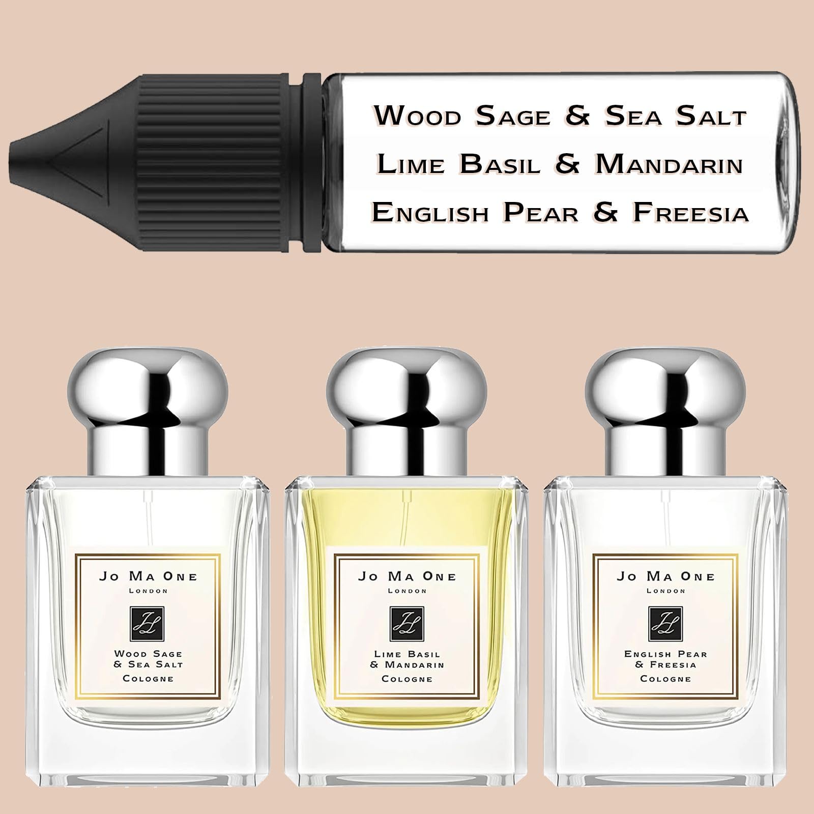 Jo Malone Inspired Luxury Water Soluble Fragrance - Aromatherapy Air Freshener - 20ml Bottle - English Pear & Freesia