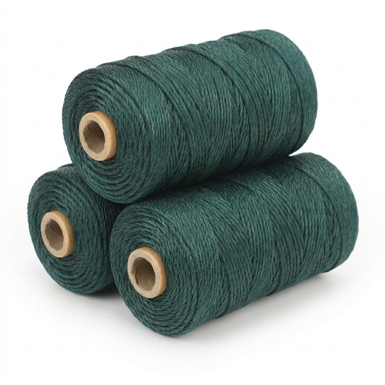 3 piezas de cuerda de línea bancaria verde No.36 trenzado cuerda de nailon fuerte para pesca, camping, supervivencia al aire libre, líneas de señuelo, redes, mejoras para el hogar (2 pies)
