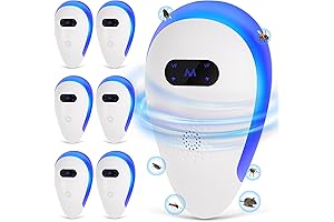 Indoor Ultrasonic Pest Repeller 6 Pack: Protect Your Home from Mice and...
