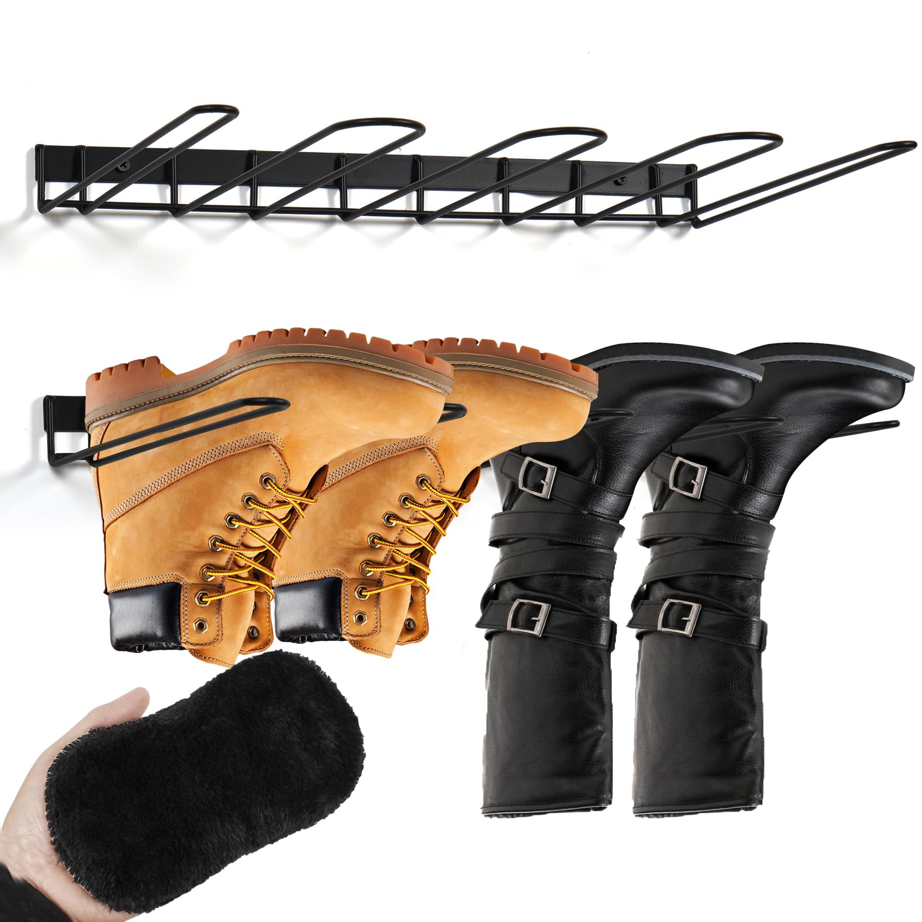 Cintres pour bottes WGFKVAS Lot de 2 pinces pour suspendre les chaussures sans les marquer