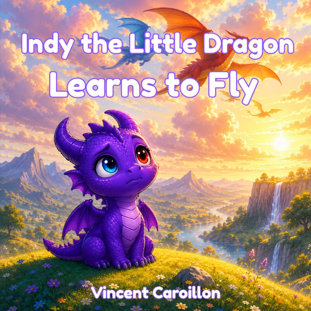 Indy the Little Dragon Learns to Fly