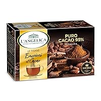 Angelica - Tisane Emozioni Cacao, Tisana Funzionale con Cacao 95% Puro Criollo Pregiato