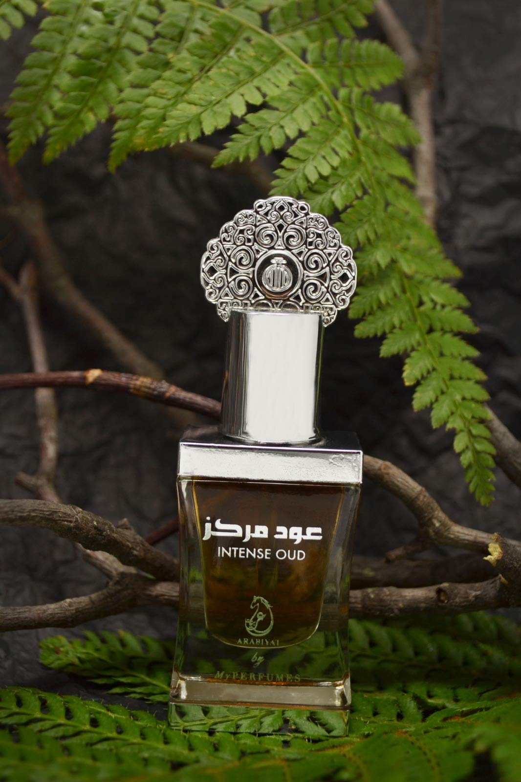 Perfumy INTENSE OUD 12 ml From My Perfumes Attar Arabe Oriental White Musk Halal dla mężczyzn i kobiet, 100% olejku bez alkoholu, długo utrzymujący się olejek zapachowy, nuty: piżmo, ylang, anyż,