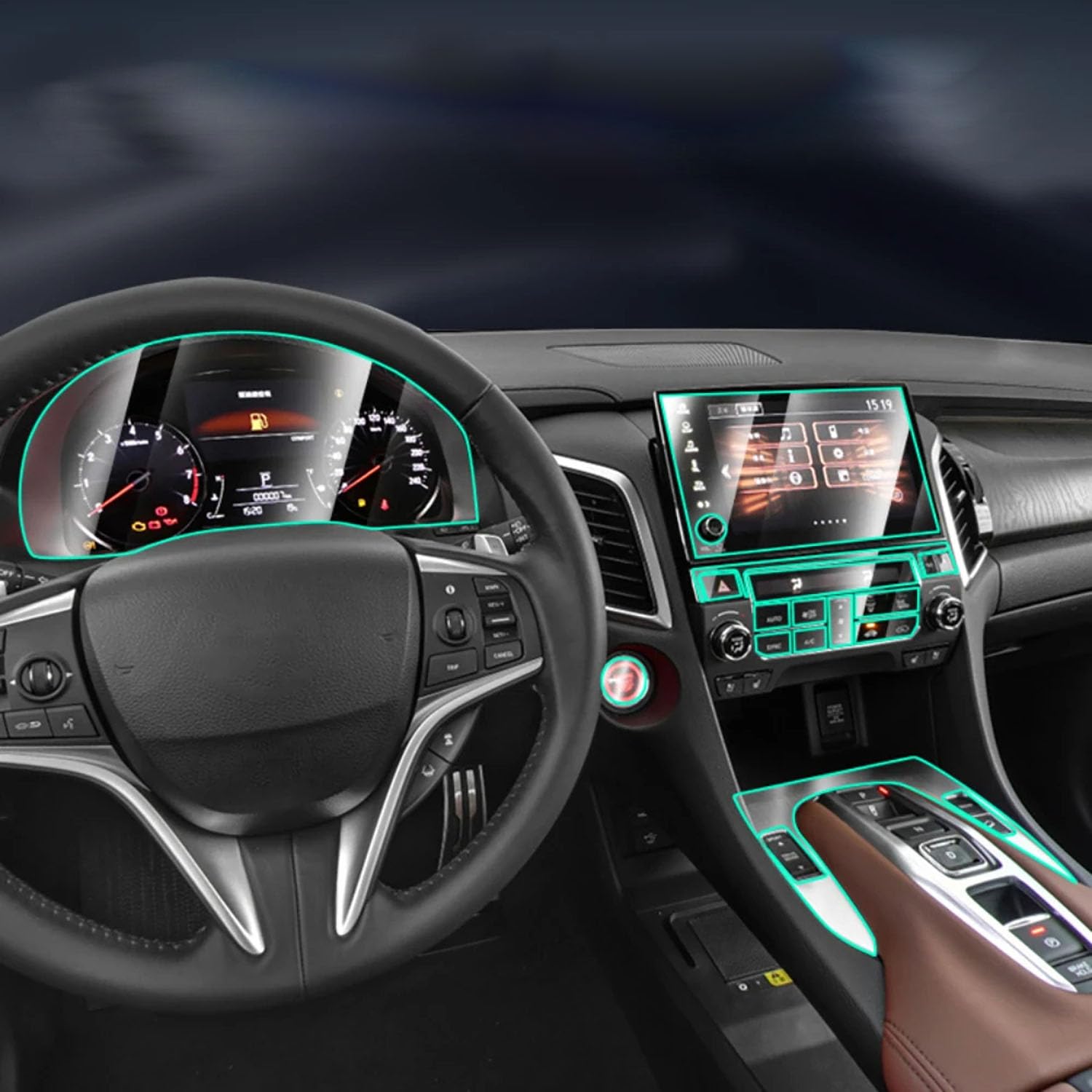 Film protection URV 2023 console centrale intérieur voiture