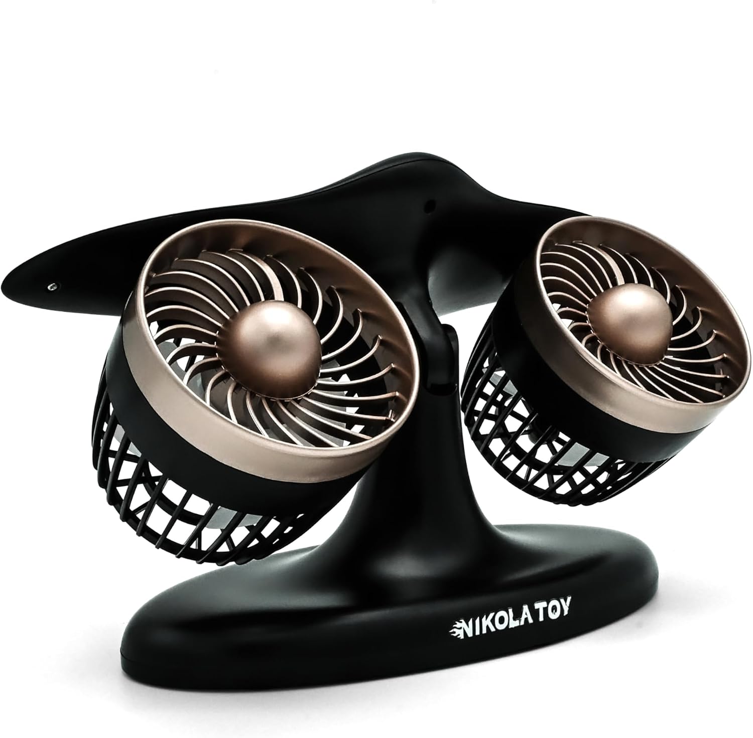 NIKOLATOY Jet Engine Fan, Creative Desktop Jet Engine Model with Colorful Lights, Aviation-Inspired Tech Decor Gift for Engineering Enthusiasts image 2