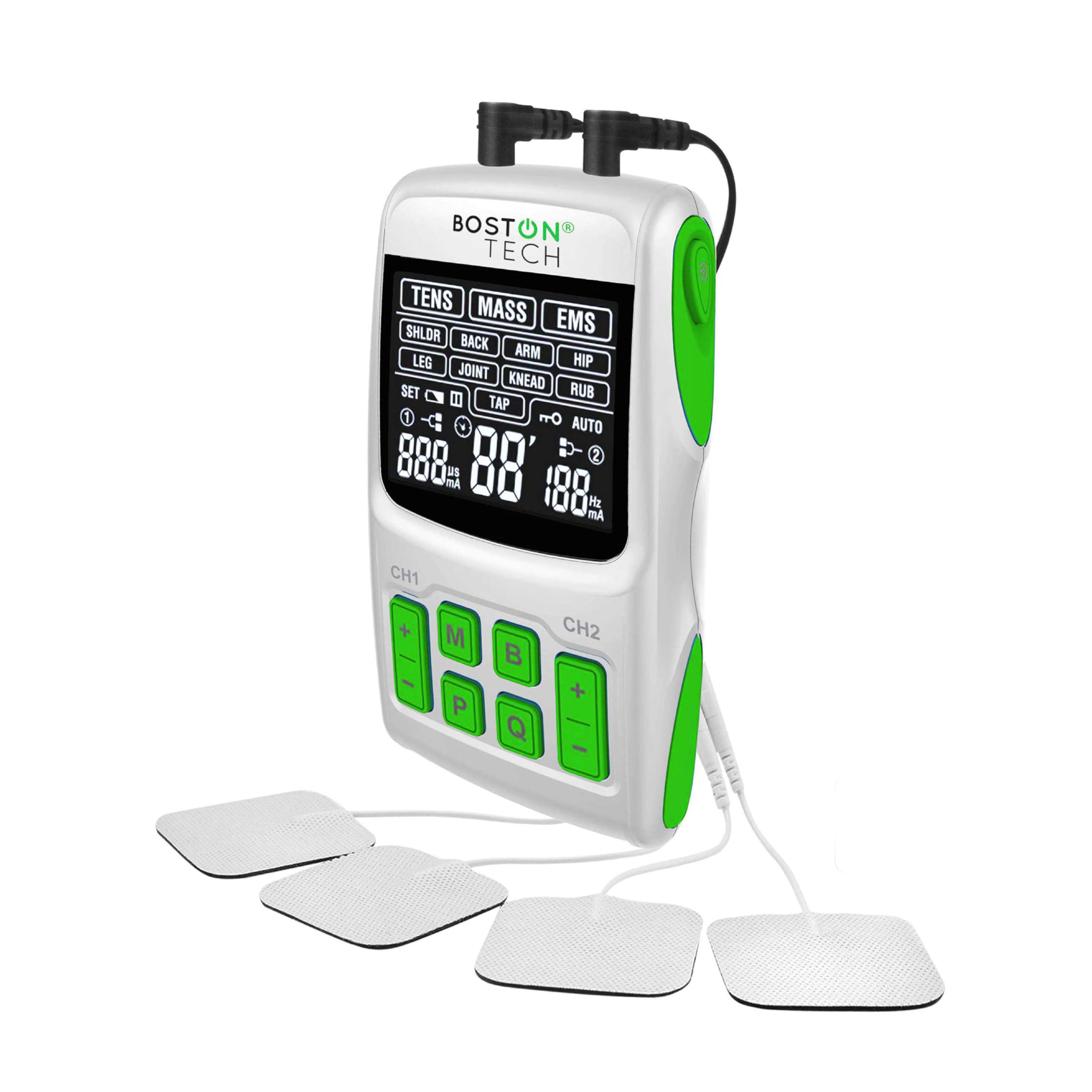 WE112 EMS/TENS Digital Electrostimulator 3 in 1 Electric Stimulator for Massage, Pain Relief and Workout, Multiple Programs, 2 Channels, AAA Batteries and 4 Autocol Electrodes-image-47