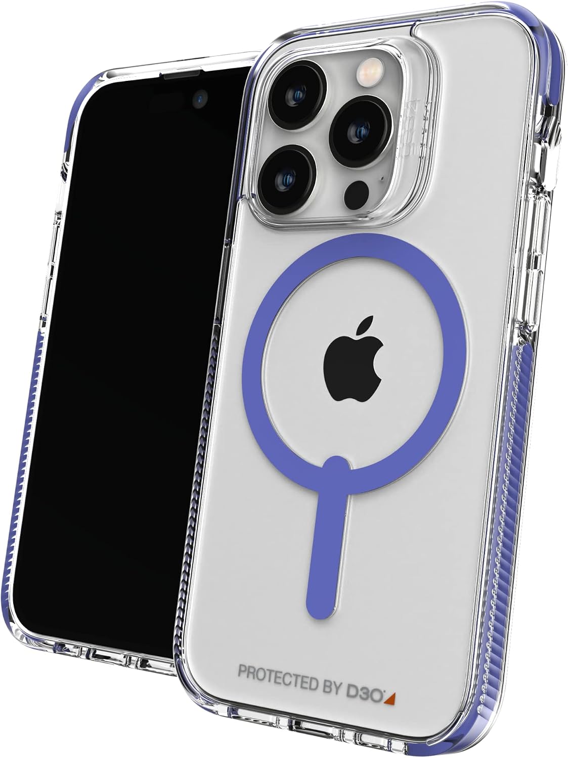 GEAR4 ZAGG Santa Cruz Snap Case Apple iPhone 14 Pro, D30 Drop Protection Up to (13ft│4m), Wireless Charging Compatible, Reinforced Top, Bottom & Edges - Blue