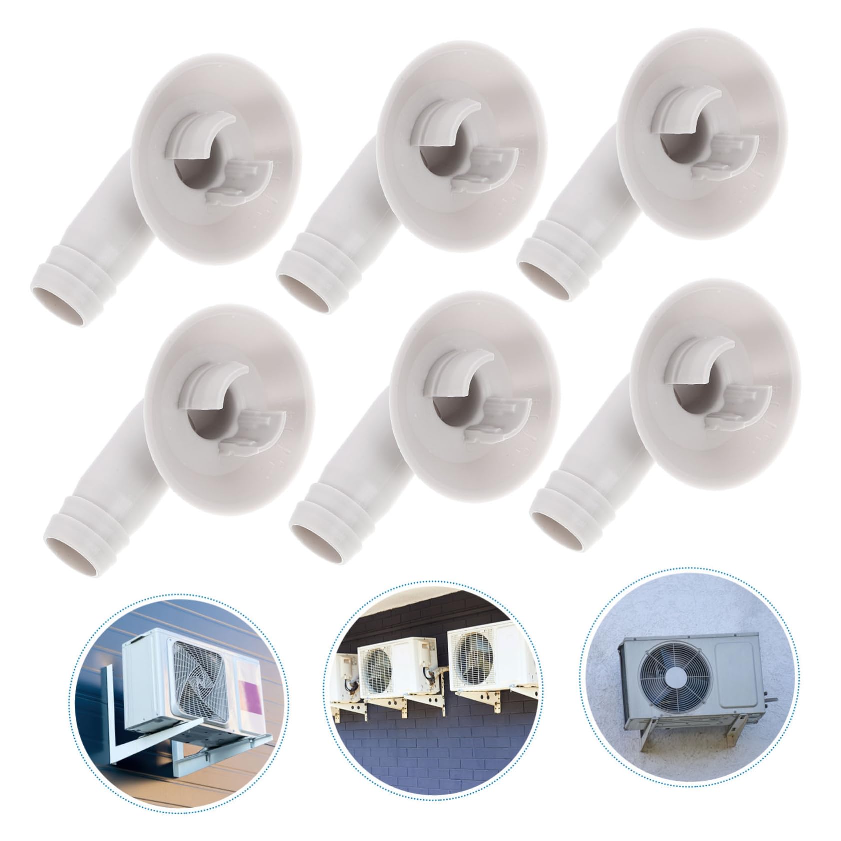 Codo De Drenaje Para Aire Acondicionado - Conector De 26 Mm Para Manguera De Desagüe