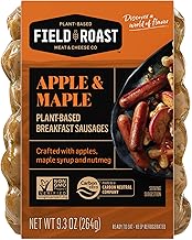 Field Roast Vegetarian Apple Maple Breakfast Sausage, Frozen, 9.3 Oz