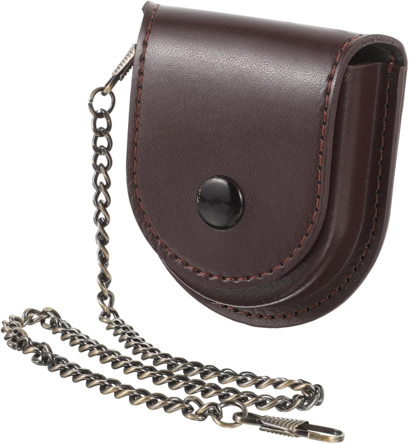 BESPORTBLE Pocket Watch Leather Case Retro Style Watch