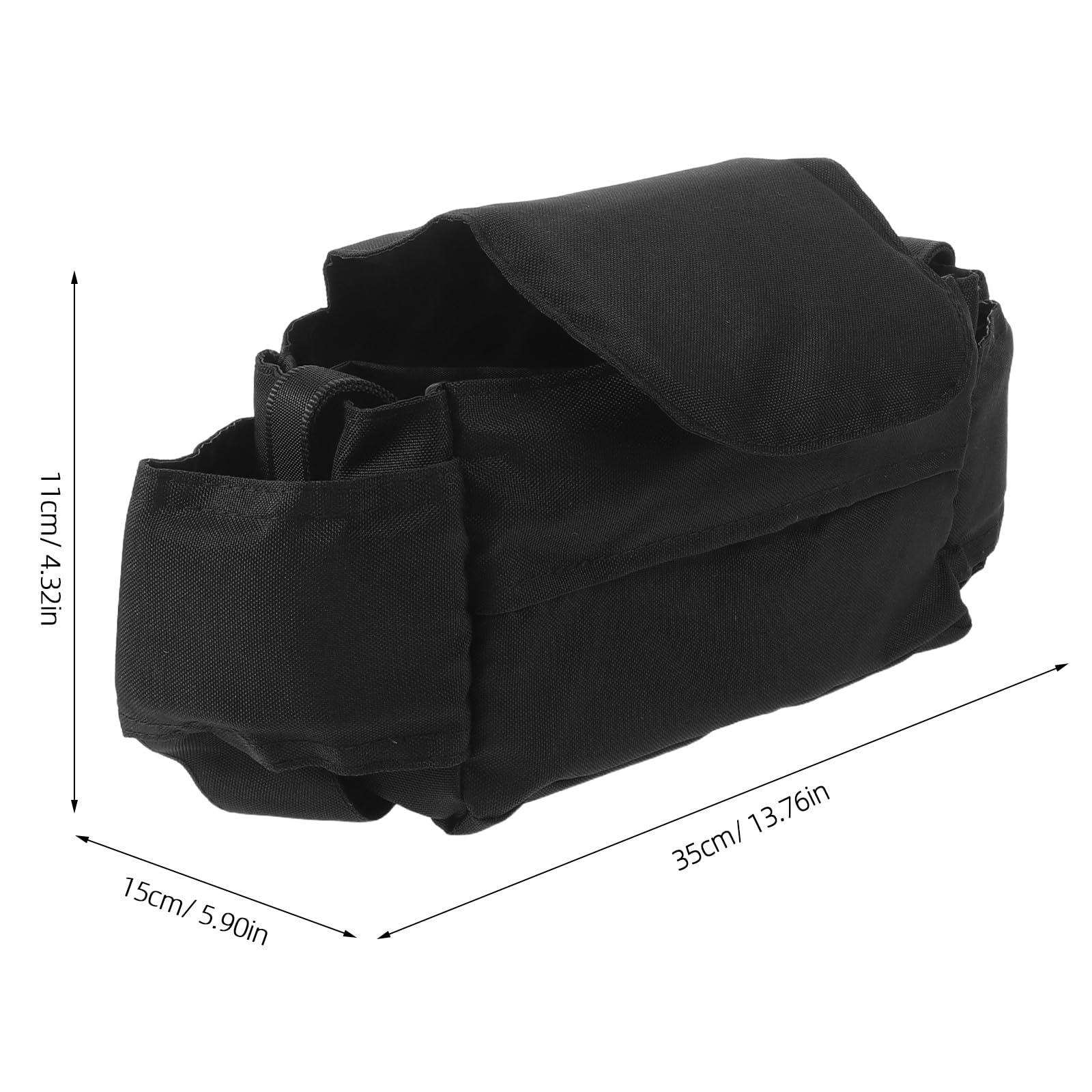 Lurrose Organizzatore per passeggino con portabicchieri: borsa portaoggetti impermeabile per passeggino - Contenitore capiente per pannolini, telefono e salviettine umidificate - Cinghie regolabili e