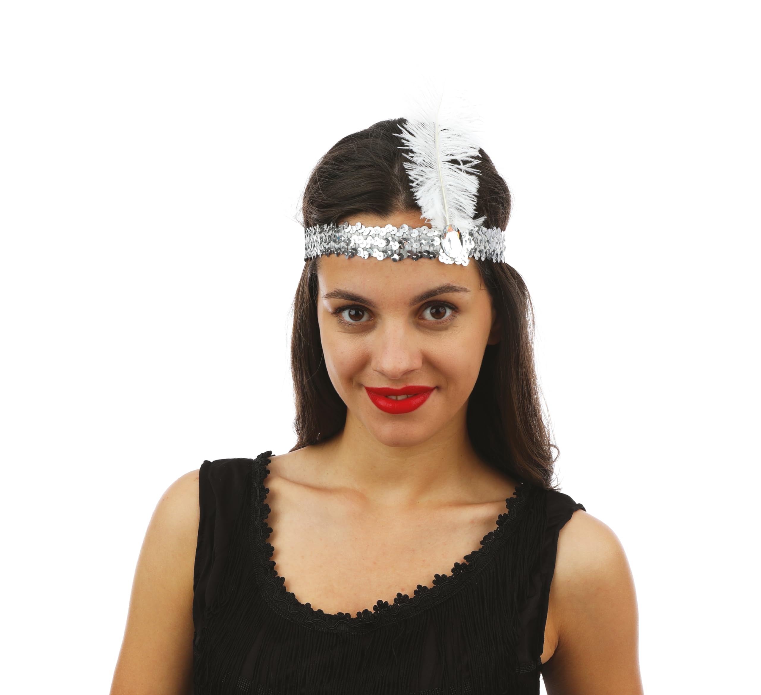 Ebeta Années 1920 Accessoires Set Flapper Bandeau Charleston Déguis