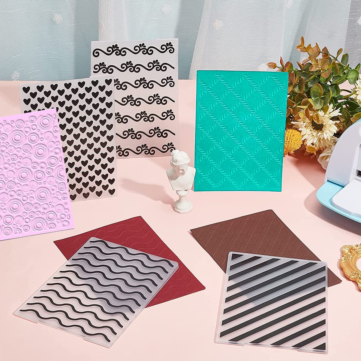 Kit For La Creazione Di Stampi Fai-da-te Fustelle In Metallo Scrapbooking Stencil Tagli Di Carta Goffratura Di Carte Modello Di Album Fotografico - Foto 9