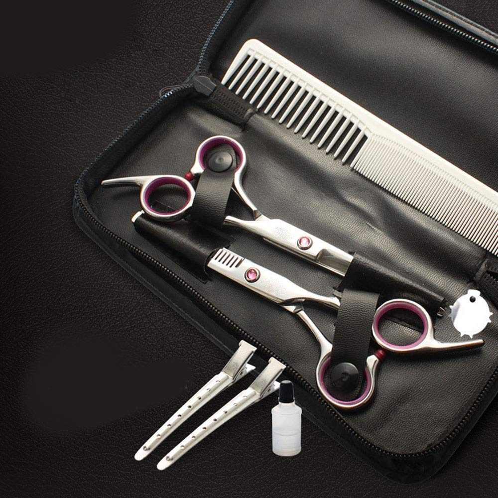 Professionelle Haarschneideschere, 15 cm (6 Zoll), Kinderschere-Set für Friseursalons und Zuhause