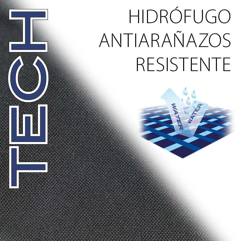 Ferplast Cuccia Cane Cuscino Cane Cane Taglia Media Tessuto Antigraffio Lavabile a mano a 30° Materassino Cane Impermeabile 80 x 60 x 11 cm.Nero