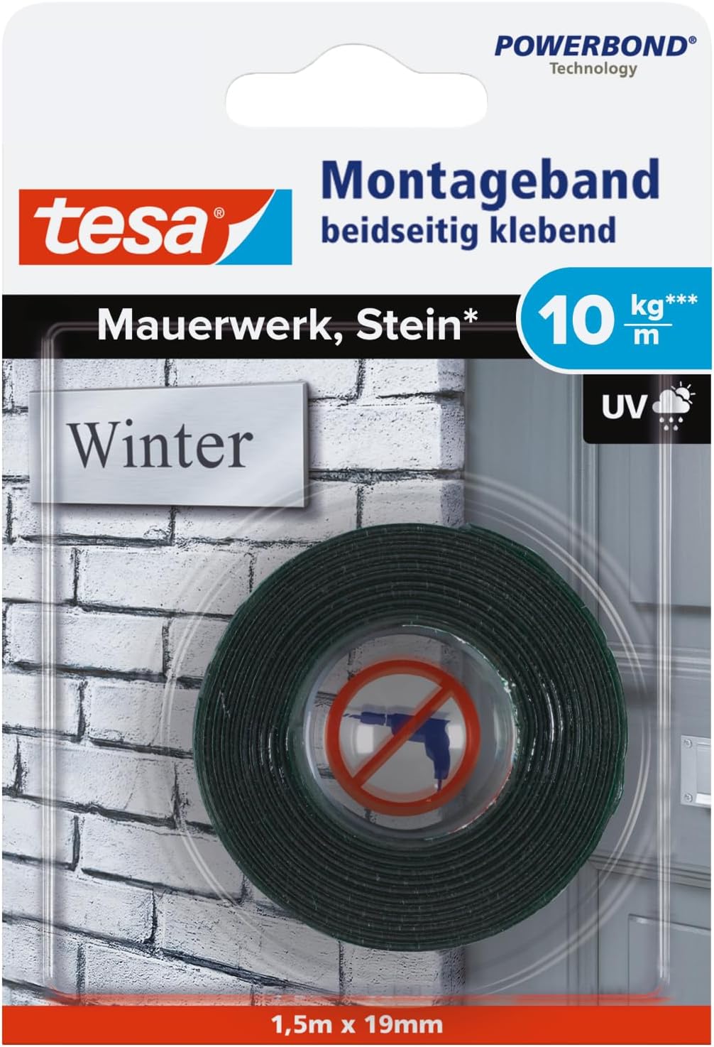 tesa Mounting Tape for Brick & Stone 10kg/m
