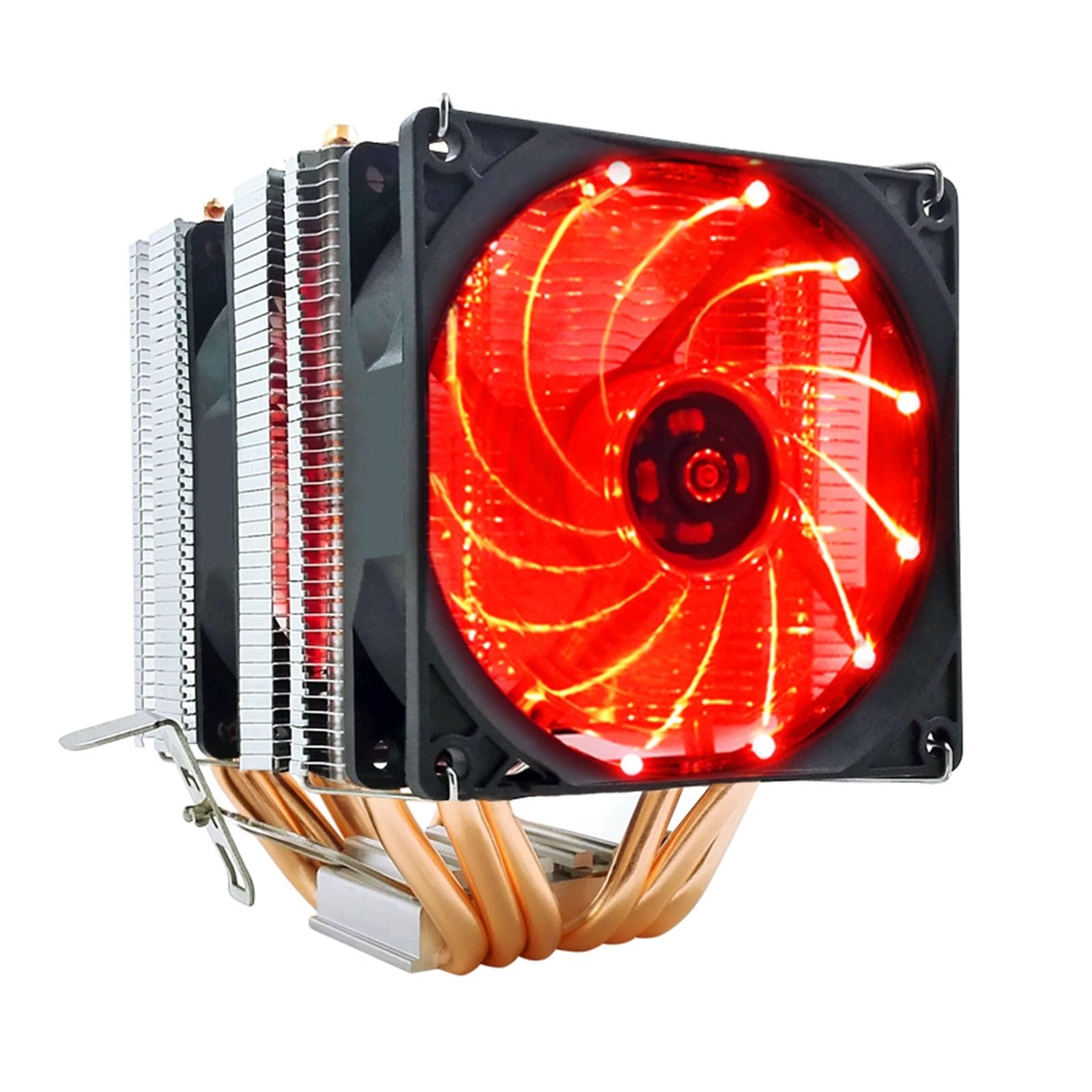 Refroidisseur de processeur caloduc PC silencieux LGA 1700 1200 2011 AM5 AM4 ventilateur refroidissement