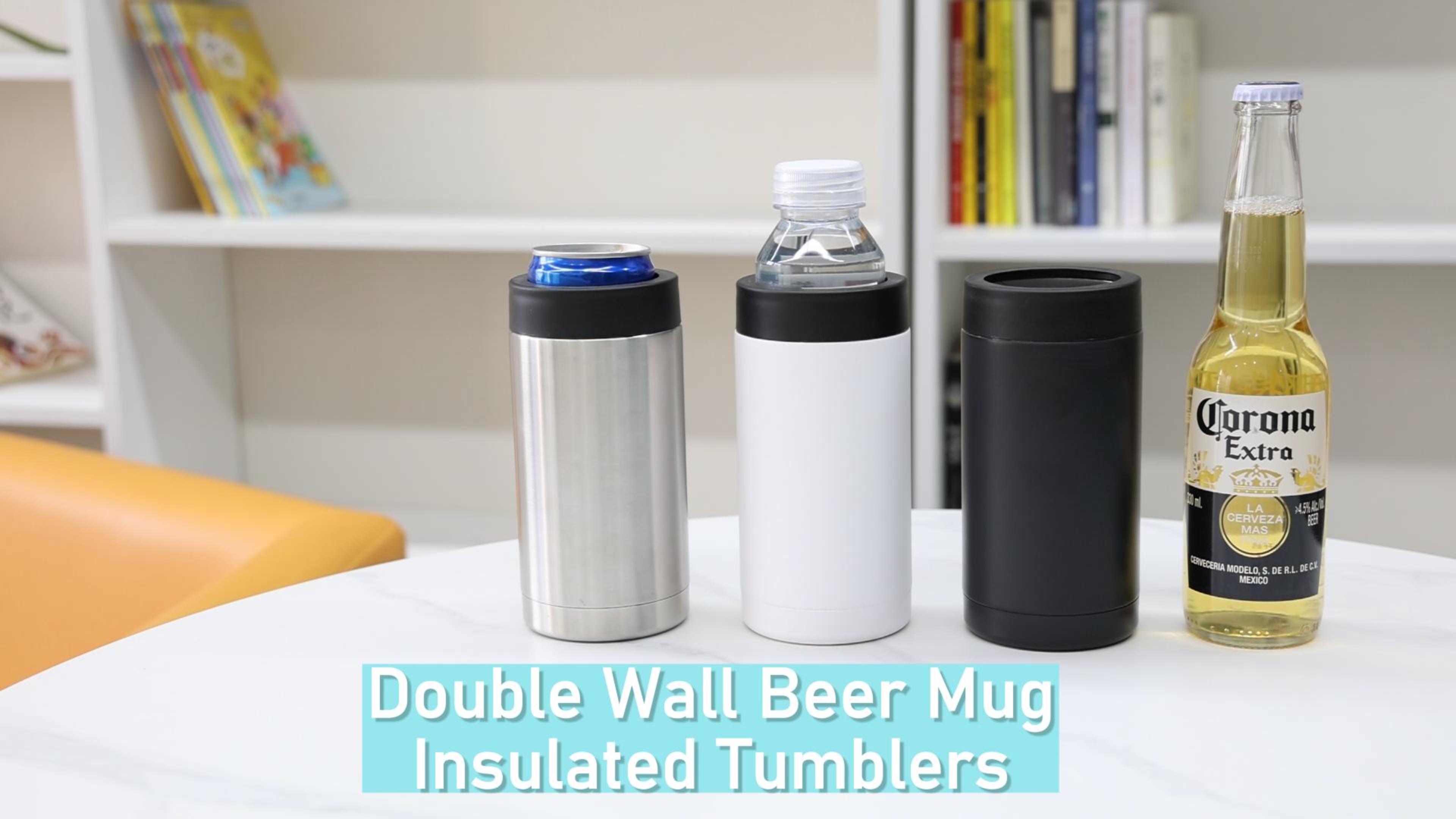 Amazon.com: OJOJ Insulated 16oz Can Cooler Double Walled Insulated