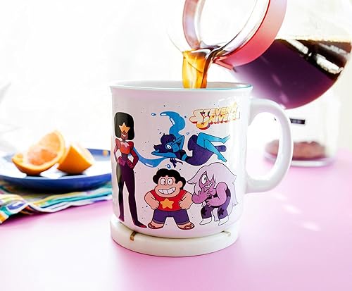 Miniatura 6 de Steven Universe Crystal Gems - Taza de cerámica para cámper  Taza de café para espresso  Capacidad para 20 onzas