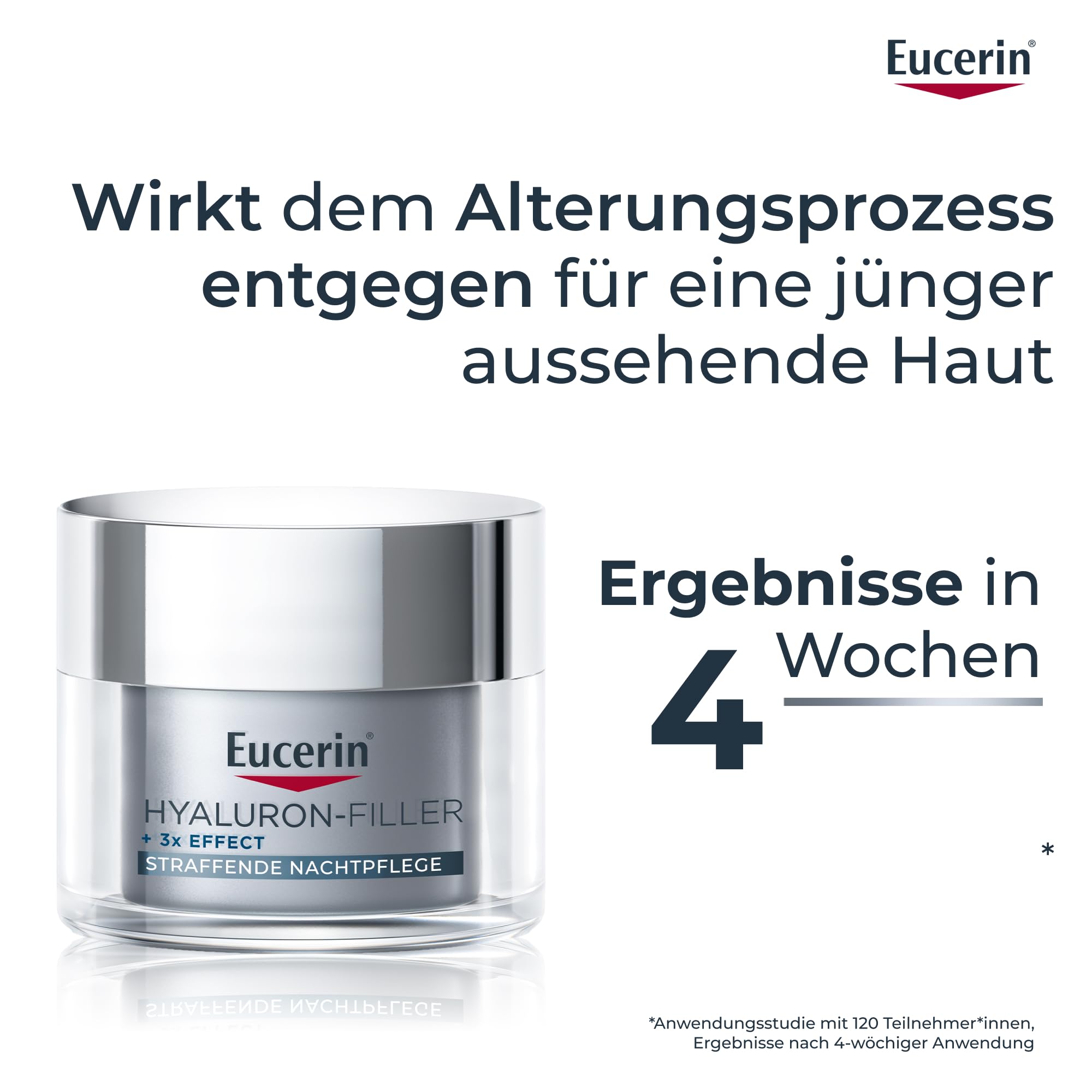 Eucerin Hyaluron-Filler + 3x Effect Gesichtspflege-Set | Anti-Aging Tagescreme mit Hyaluronsäure strafft die Haut & Nachtcreme mildert Falten und regeneriert die Haut über Nacht