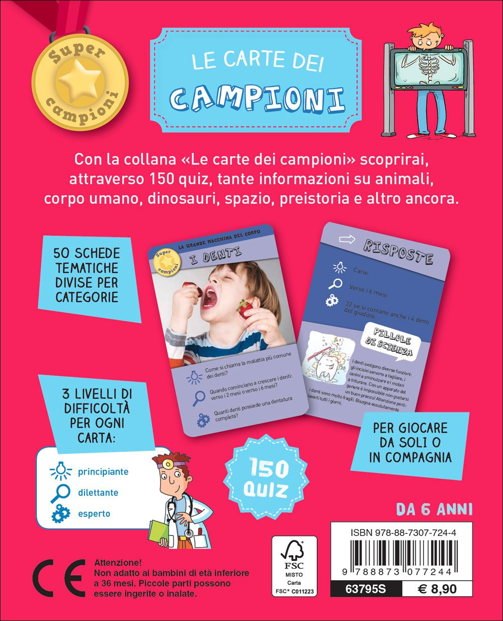 Le Carte dei Campioni - Corpo umano