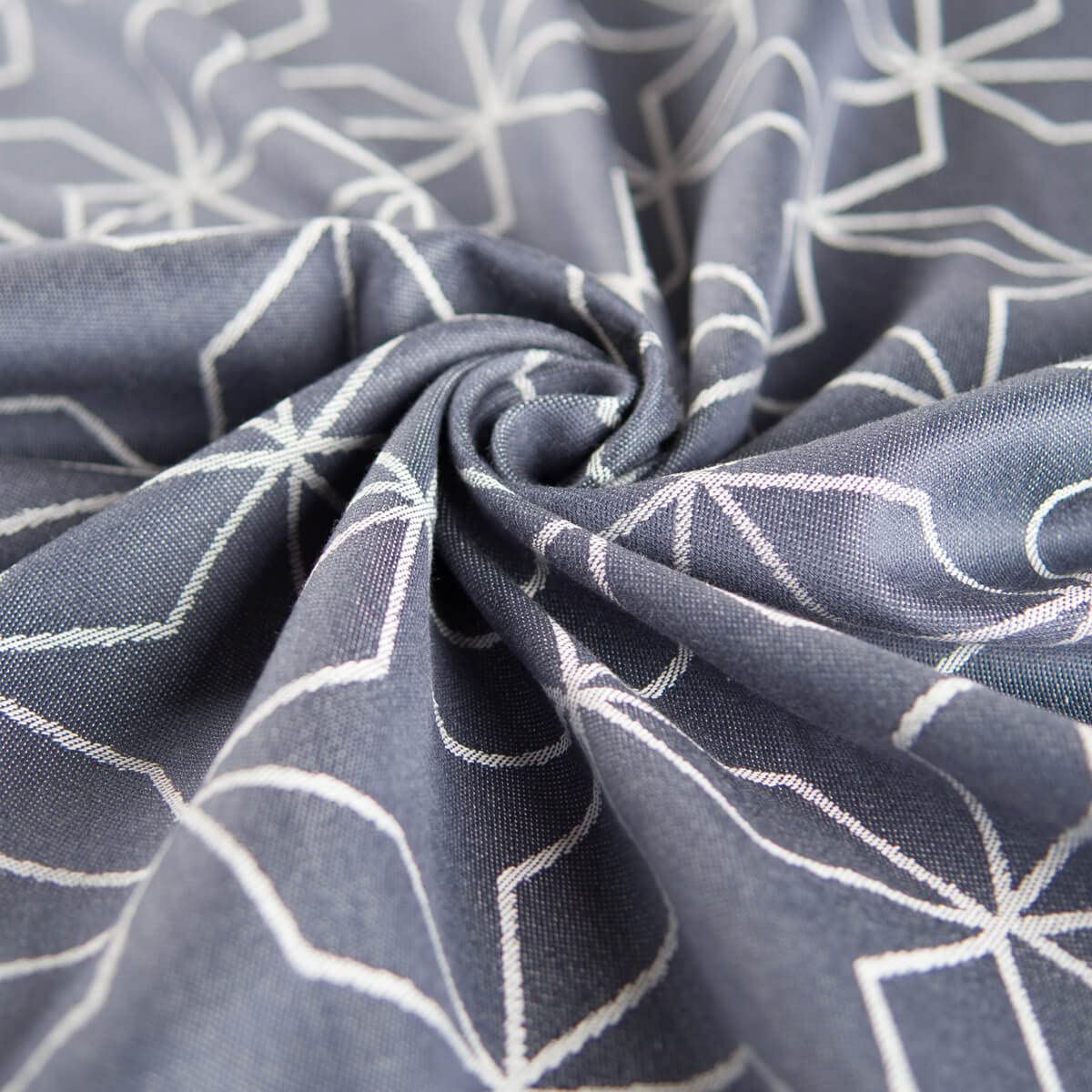 Hoppediz Écharpe de Portage Bébé, nouveau-nés dès la naissance (3-30 kg), 100% coton, Malmö denim 5,40 m