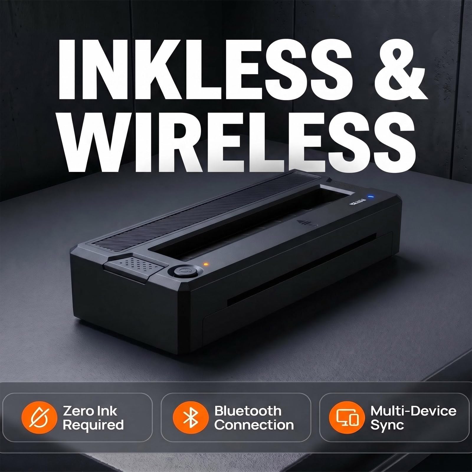 Wireless Thermal Tattoo Stencil Printer with Bluetooth and USB