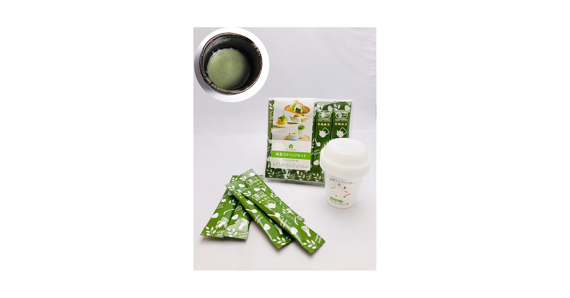 Amazon.co.jp: 「抹茶 1杯分づつ無駄なく 個包装」茶筅がなくて