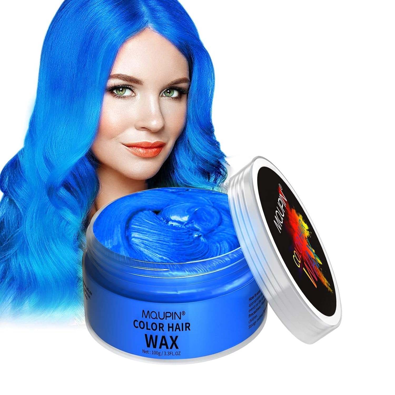 MQUPIN Temporary Hair Color Wax,Natural Hair Dye, Washable Hair Paint Wax For Party
