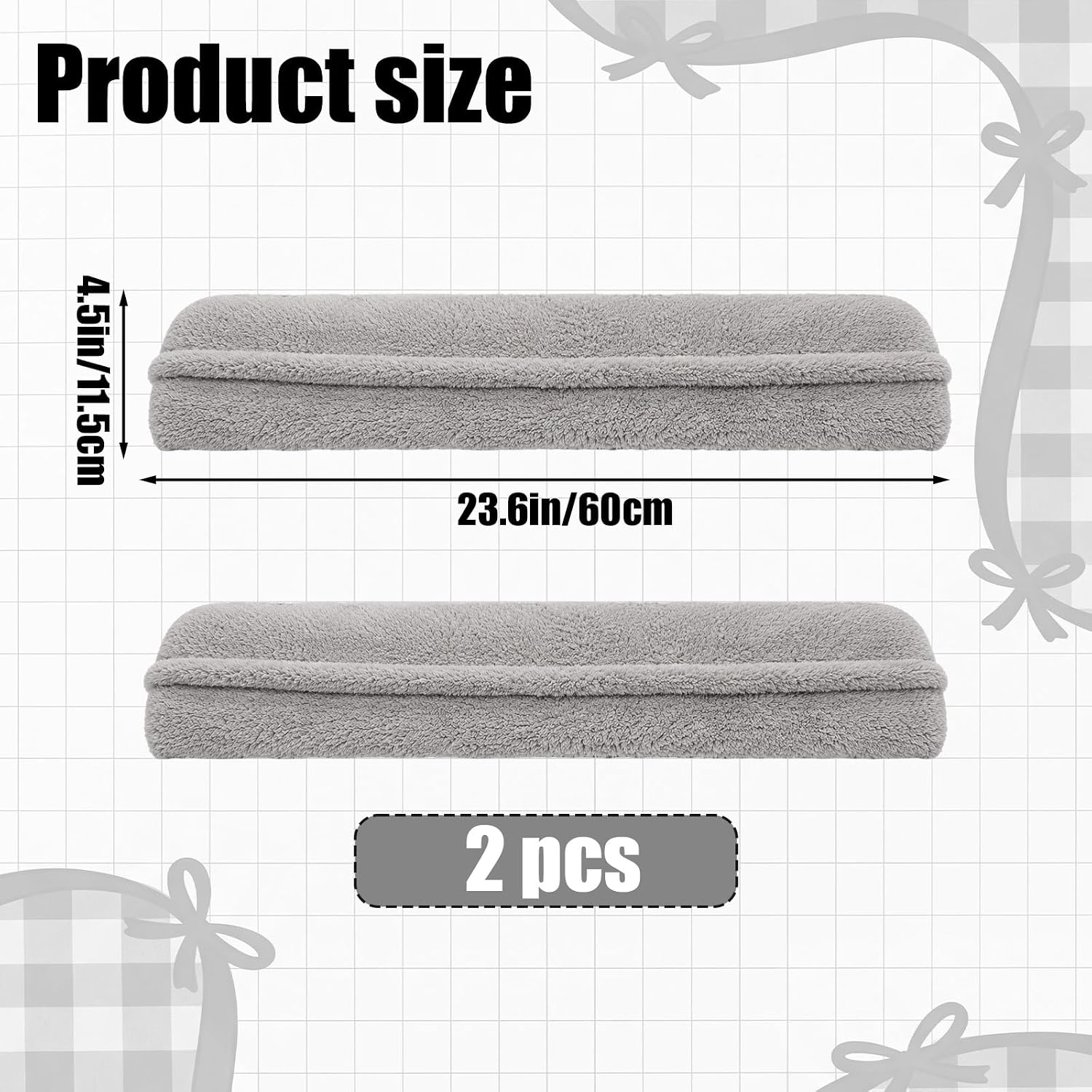 2 Pack Reusable Vacuum Dusting Bumper Guard Universal