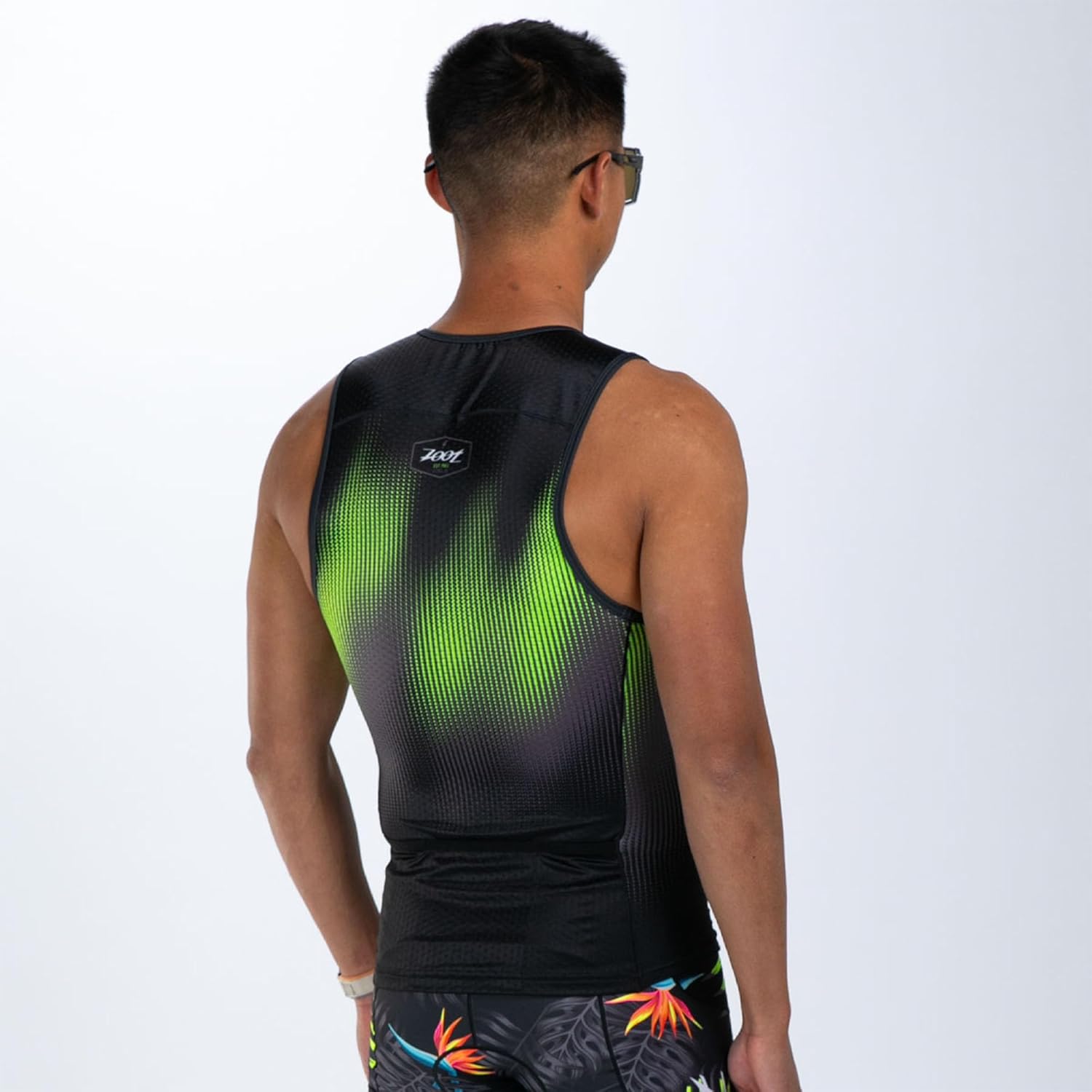 Zoot Men’s LTD Triathlon Tank Top, Compression Tri Top for Endurance Race & Training, with Pockets & UPF 50+ Primo Fabric - Image 2