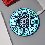 Magic Array Wireless Charger Dock, Creative Pattern Charging Pad, 10W Fast Charge for Qi Wireless Charging Devices,I